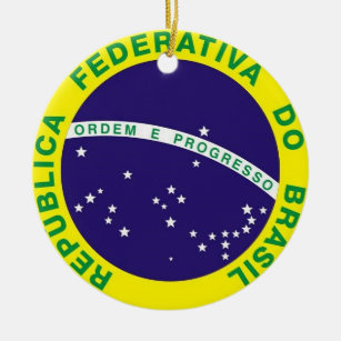 BRAZILIAN Flag Ornament