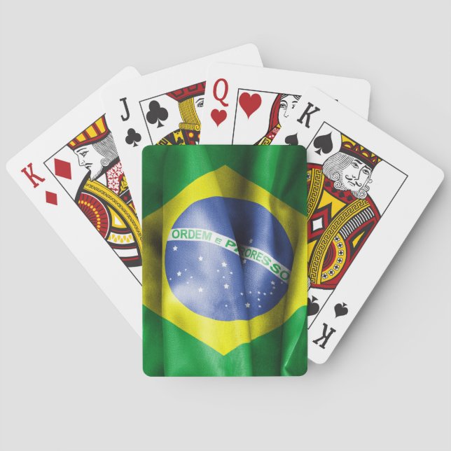 Brazilian Flag Playing Cards (Back)