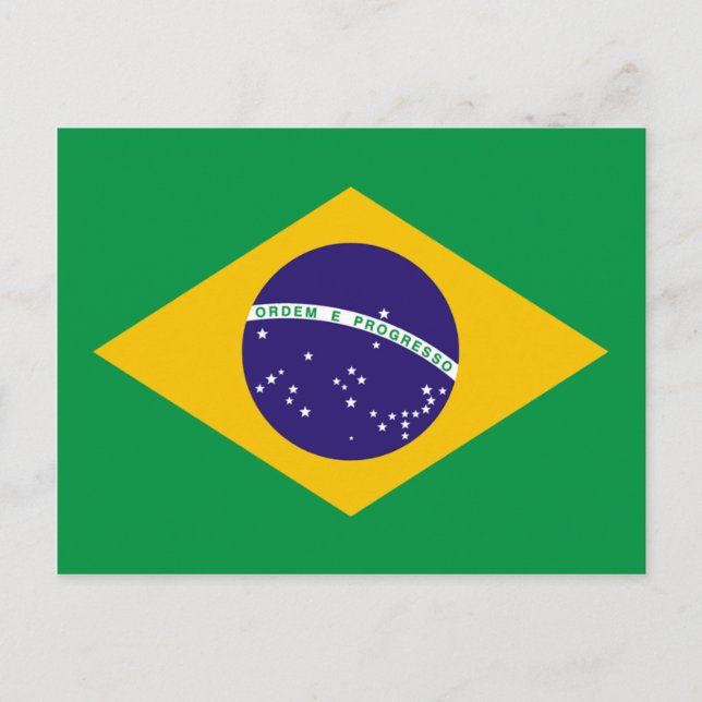 Brazilian flag postcard (Front)