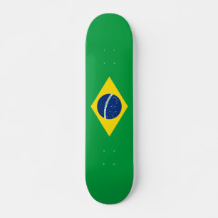 Brazilian Flag Skateboard