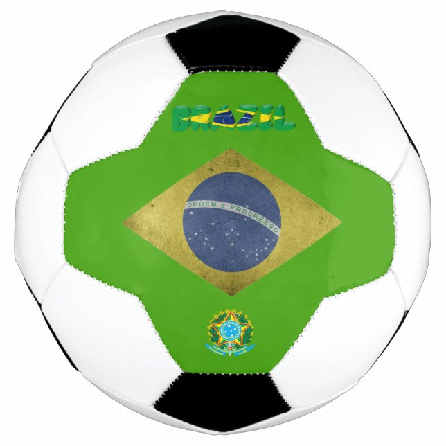 Brazilian flag soccer ball (Front)
