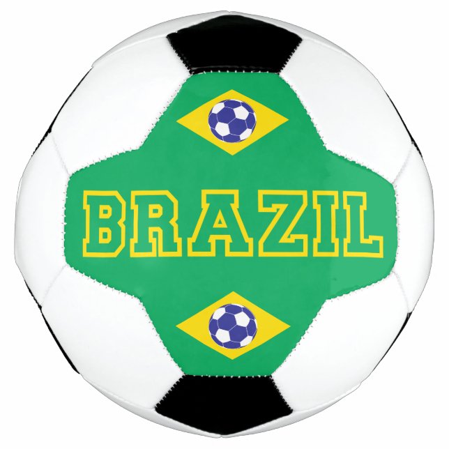 Brazilian Flag Soccer Ball (Front)