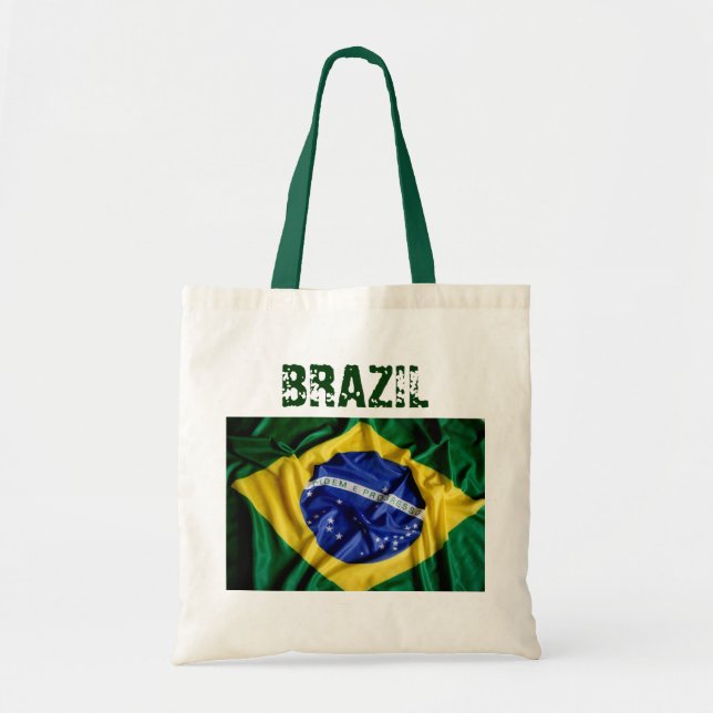Brazilian flag tote bag (Front)
