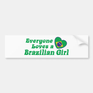 Brazilian Girl Bumper Sticker