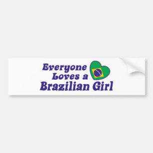 Brazilian Girl Bumper Sticker