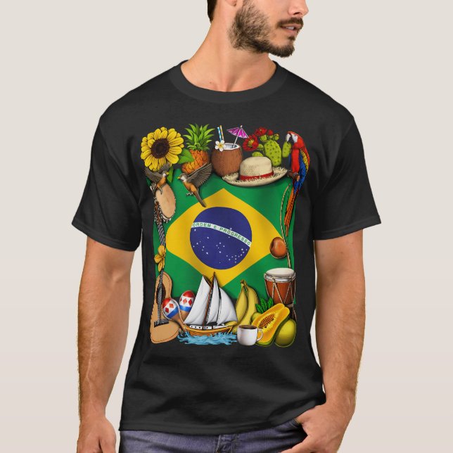 Brazilian Heritage T-Shirt (Front)
