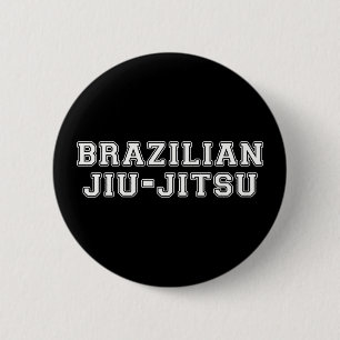 Brazilian Jiu Jitsu 6 Cm Round Badge