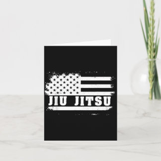Brazilian Jiu Jitsu American Flag Srts Martial Card