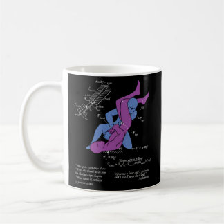 Brazilian Jiu-Jitsu Anatomy Of Armbar Submission Coffee Mug