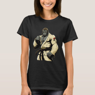 Brazilian Jiu Jitsu and Grappling Gorilla T-Shirt