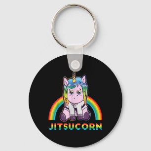 Brazilian Jiu Jitsu and Grappling Jitsucorn Key Ring