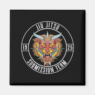 Brazilian Jiu Jitsu and Grappling - Jiu Jitsu Lion Magnet