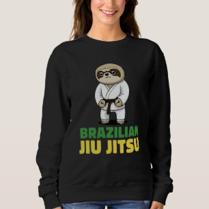 Brazilian Jiu Jitsu and Grappling Sloth Sweatshirt