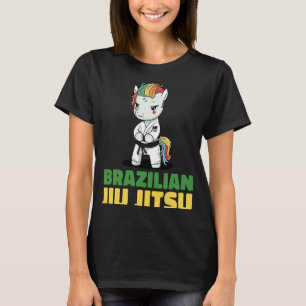 Brazilian Jiu Jitsu and Grappling Unicorn T-Shirt