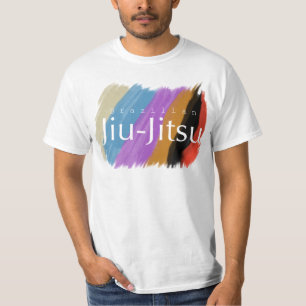 Brazilian Jiu Jitsu belt colours t-shirt