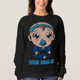 Brazilian Jiu Jitsu   BJJ and Grappling Baby Black Sweatshirt