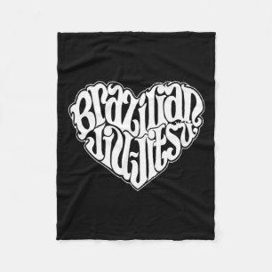Brazilian Jiu-Jitsu BJJ Enthusiasts Martial Arts Fleece Blanket