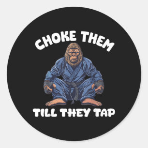 Brazilian Jiu Jitsu BJJ For Men Dad Boy Women Classic Round Sticker