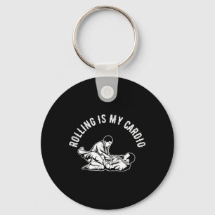 Brazilian Jiu Jitsu BJJ For Men Dad Boy Women Key Ring