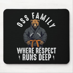 Brazilian Jiu Jitsu BJJ For Men Dad Boy Women Mouse Pad