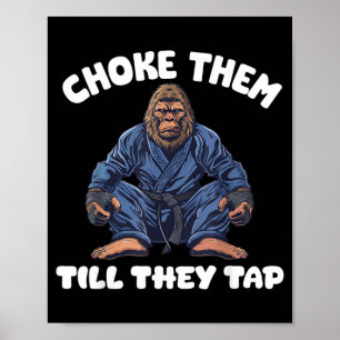 Brazilian Jiu Jitsu BJJ For Men Dad Boy Women Poster