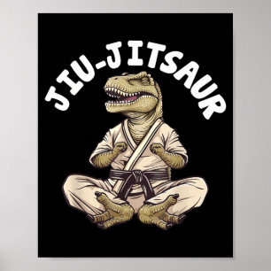 Brazilian Jiu Jitsu BJJ For Men Dad Boy Women Poster