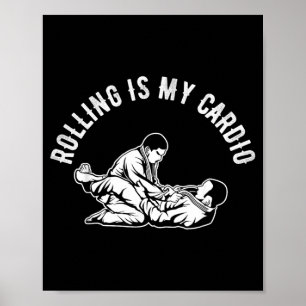 Brazilian Jiu Jitsu BJJ For Men Dad Boy Women Poster