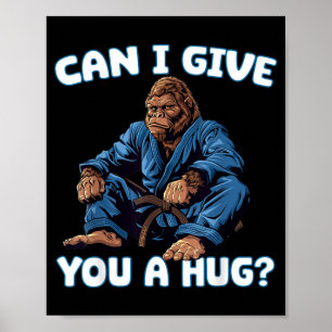 Brazilian Jiu Jitsu BJJ For Men Dad Boy Women Poster