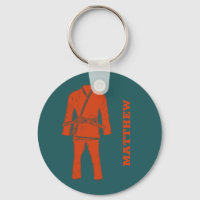 Brazilian Jiu Jitsu BJJ Gi Teal Personalised Keych