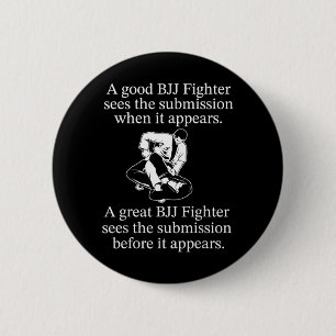 Brazilian Jiu-Jitsu BJJ Grappling Ground Fighting 6 Cm Round Badge