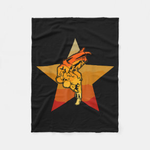 Brazilian Jiu-Jitsu BJJ Grappling Ground Fighting Fleece Blanket