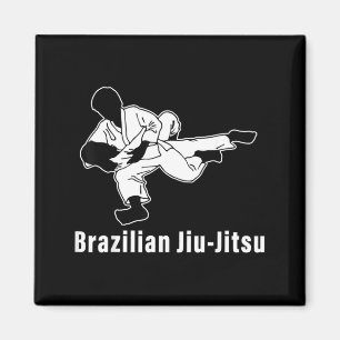 Brazilian Jiu-Jitsu BJJ Grappling Ground Fighting Magnet