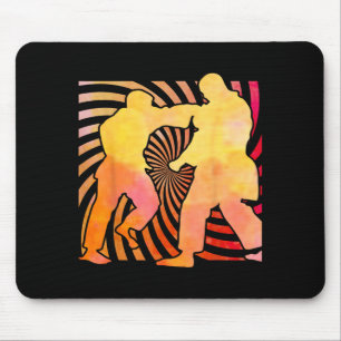 Brazilian Jiu-Jitsu BJJ Grappling Ground Fighting Mouse Pad