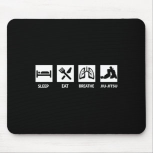 Brazilian Jiu-Jitsu BJJ Grappling Ground Fighting Mouse Pad
