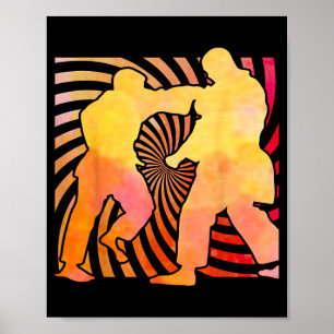Brazilian Jiu-Jitsu BJJ Grappling Ground Fighting Poster