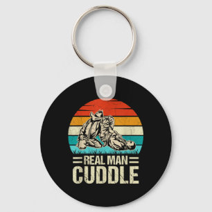 Brazilian Jiu-Jitsu BJJ Grappling Real Man Cuddle Key Ring