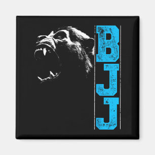 Brazilian Jiu Jitsu BJJ Guerrilla Jiu Jitsu Gorill Magnet