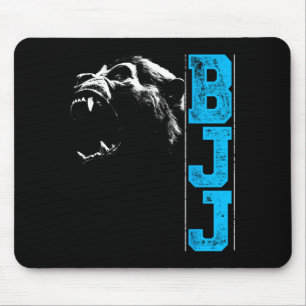 Brazilian Jiu Jitsu BJJ Guerrilla Jiu Jitsu Gorill Mouse Pad