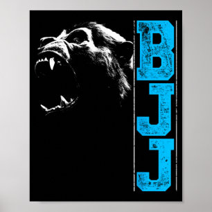 Brazilian Jiu Jitsu BJJ Guerrilla Jiu Jitsu Gorill Poster