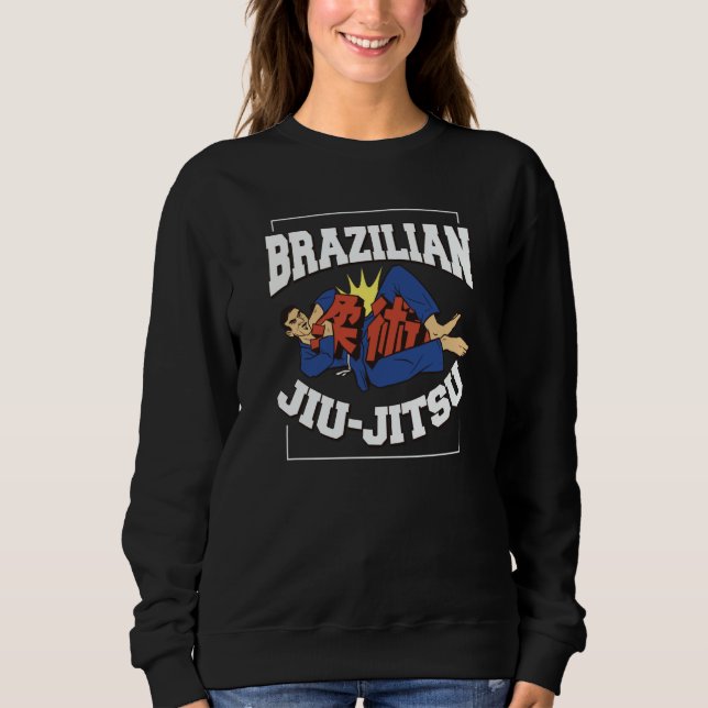 Brazilian Jiu Jitsu BJJ Jiu jitsu Fighting for Kid Sweatshirt (Front)