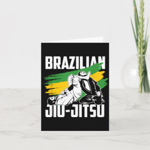 Brazilian Jiu-Jitsu BJJ Martial Arts Grappling Card