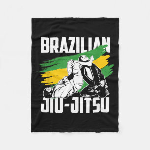 Brazilian Jiu-Jitsu BJJ Martial Arts Grappling Fleece Blanket