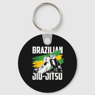 Brazilian Jiu-Jitsu BJJ Martial Arts Grappling Key Ring