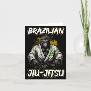 Brazilian Jiu Jitsu BJJ Mens Women Mixed Martial Card