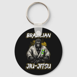 Brazilian Jiu Jitsu BJJ Mens Women Mixed Martial Key Ring
