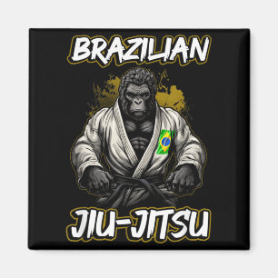 Brazilian Jiu Jitsu BJJ Mens Women Mixed Martial Magnet