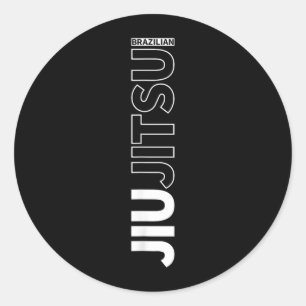 Brazilian Jiu Jitsu BJJ MMA Jujitsu Classic Round Sticker