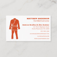 Brazilian Jiu Jitsu BJJ Schoool Instructor Orange