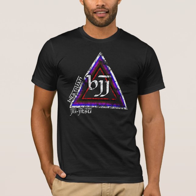 Brazilian Jiu Jitsu BJJ Triangle T-Shirt (Front)