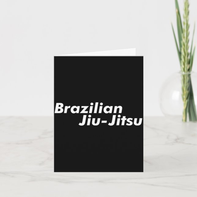 Brazilian Jiu Jitsu Card (Front)